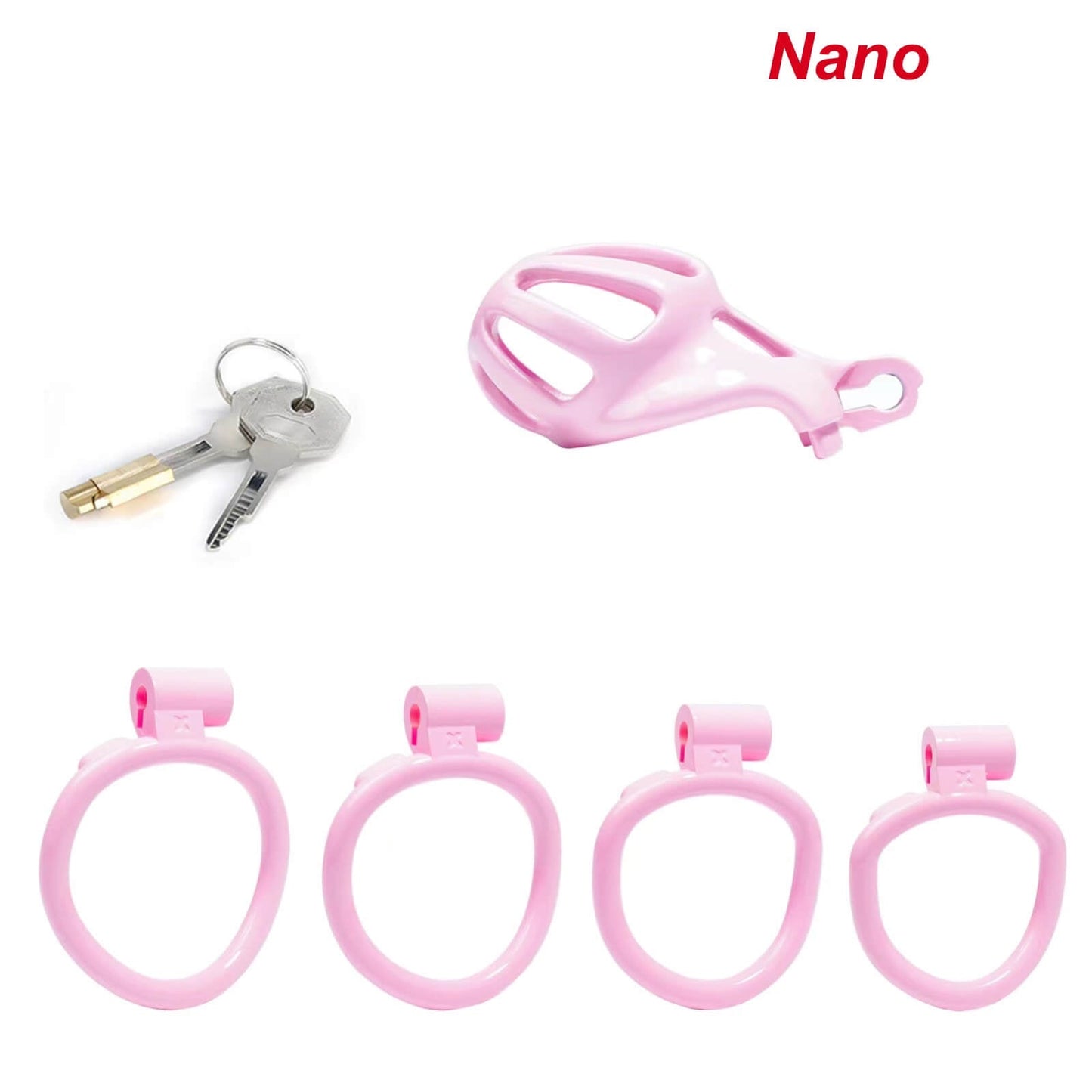 Nano Pink Stripe Mamba Chastity