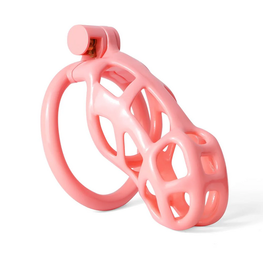 The Guardian Premium Chastity Cage Pink