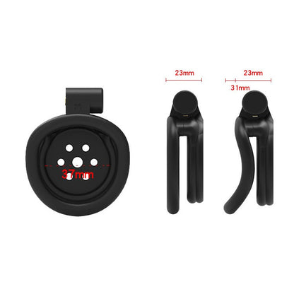 Ultra Small Flat Mamba Chastity Cage